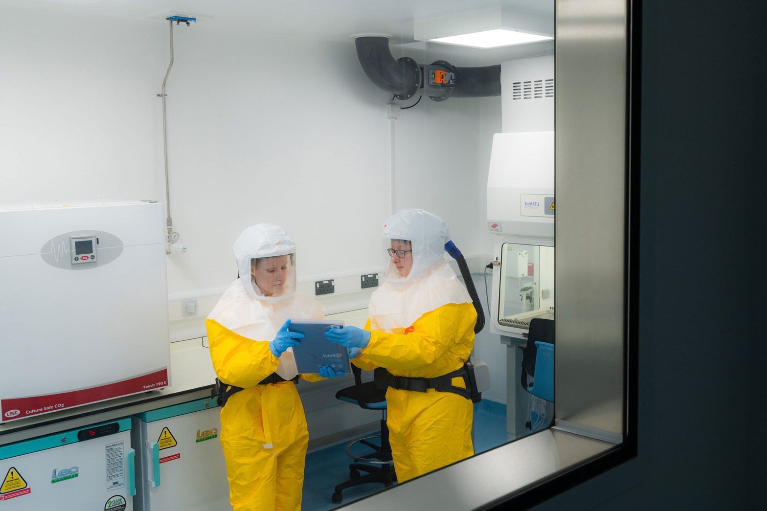specially designed laboratories