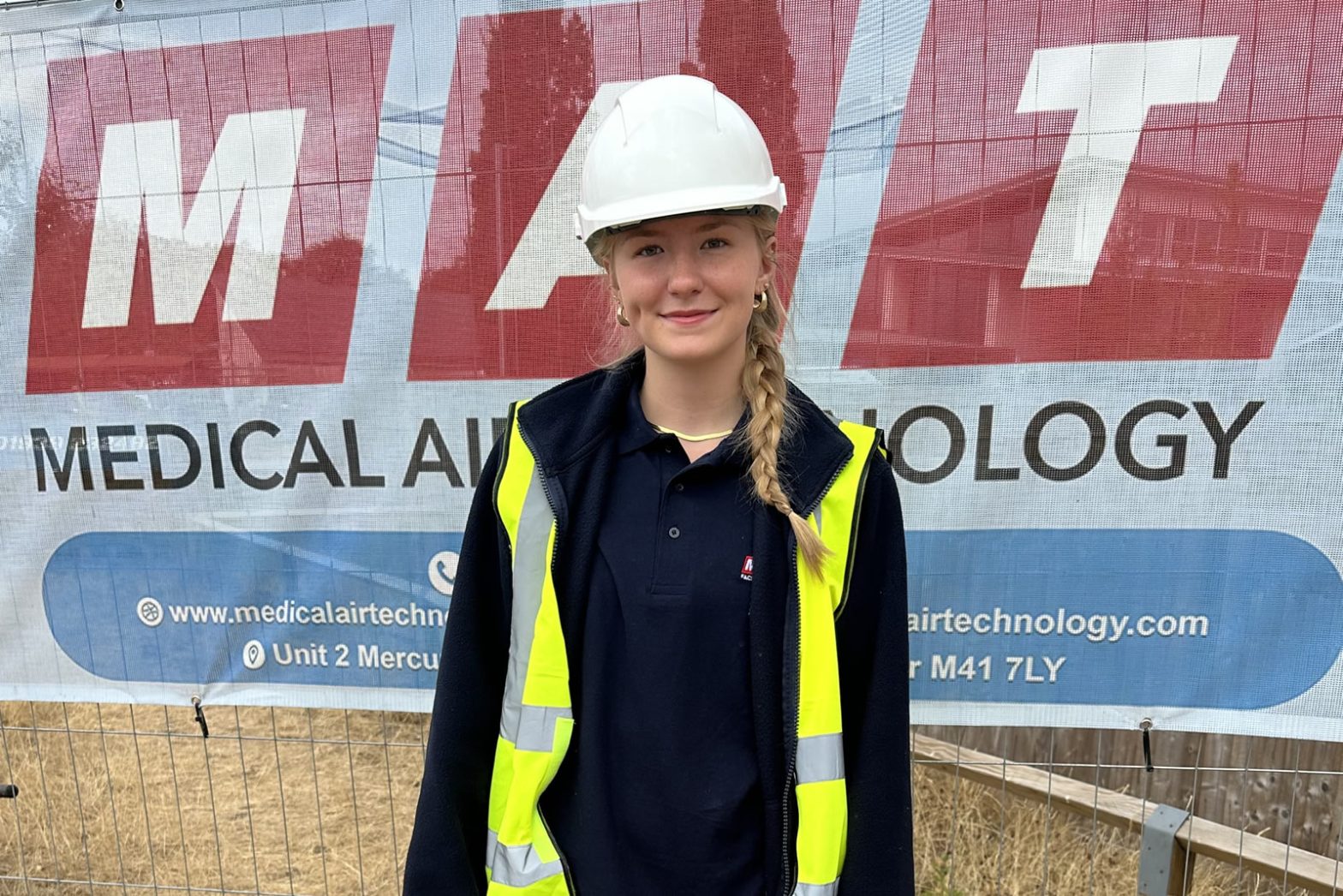 Liv McCarthy on-site learning about MAT