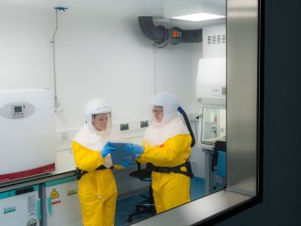 specially designed laboratories
