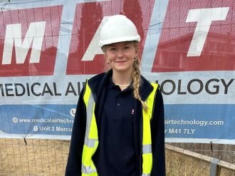 Liv McCarthy on-site learning about MAT