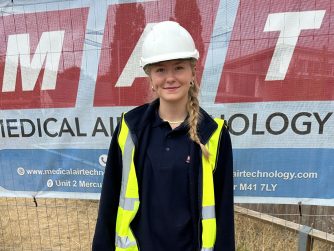 Liv McCarthy on-site learning about MAT